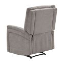 Fauteuil relax électrique tissu polyester gris clair - MELILLA