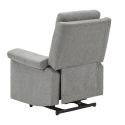 Fauteuil relax releveur électrique tissu gris-vert - MACIANA