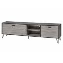 ASCA - Meuble TV 1 Porte 3 Niches 180cm