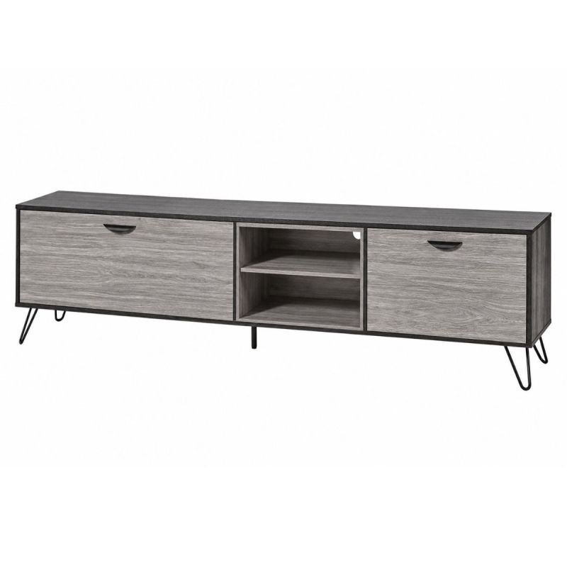 ASCA - Meuble TV 1 Porte 3 Niches 180cm