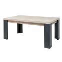 Table Rectangulaire 180cm finition chêne clair et gris ardoise - HADÈS