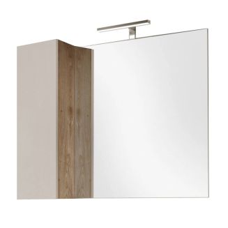 Miroir beige et aspect bois finition Cadiz 92cm - ARTURO
