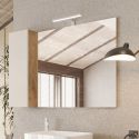 Miroir beige et aspect bois finition Cadiz 92cm - ARTURO
