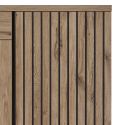 Séjour complet avec buffet 4P aspect bois Canyon décor tasseaux - BARTON