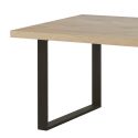 Séjour complet avec buffet 4P aspect bois Canyon décor tasseaux - BARTON