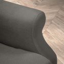 Fauteuil releveur relax électrique tissu waterproof gris foncé - ALCANTI
