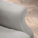 Fauteuil releveur relax électrique tissu waterproof gris clair - ALCANTI