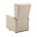 Fauteuil releveur relax électrique tissu waterproof ivoire - ALCANTI