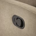 Fauteuil relax manuel tissu waterproof beige - MERIAL