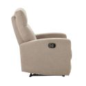 Fauteuil relax manuel tissu waterproof beige - MERIAL