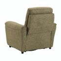 Fauteuil électrique relax zéro gravity tissu vert chiné - BALCO
