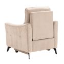 Fauteuil électrique relax zéro gravity tissu waterproof beige - GARIOS