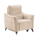 Fauteuil électrique relax zéro gravity tissu waterproof beige - GARIOS