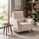 Fauteuil électrique relax zéro gravity tissu waterproof beige - GARIOS