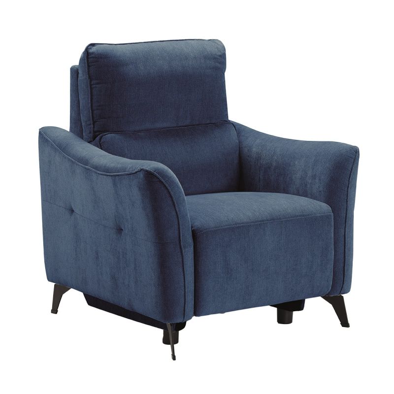 Fauteuil électrique relax zéro gravity tissu waterproof bleu - GARIOS