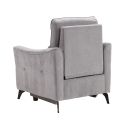 Fauteuil électrique relax zéro gravity tissu waterproof gris - GARIOS