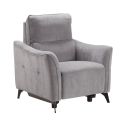 Fauteuil électrique relax zéro gravity tissu waterproof gris - GARIOS