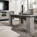 Table basse design aspect béton ciré 2 tons - HAMPTON