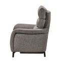 Fauteuil fixe tissu gris - VARENNE