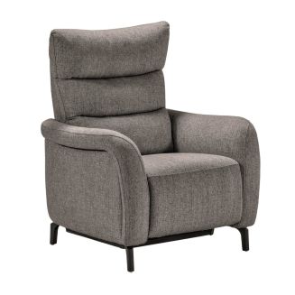 Fauteuil fixe tissu gris - VARENNE