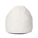 Chauffeuse poire en mousse et tissu bouclette blanc - ANGIE