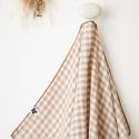 Lot de 2 essuie-mains 50x70cm gaze de coton vichy ficelle - JOEL