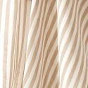 Nappe rectangulaire 150x350cm gaze de coton rayé beige - ROMELIA
