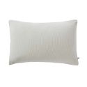 Taie d'oreiller 50x70cm gaze de coton tissé rayé eucalyptus - ROMELIA