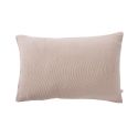 Taie d'oreiller 50x70cm gaze de coton tissé rayé abricot - ROMELIA