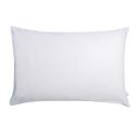 Taie d'oreiller 50x70cm coton texturé rayé sauge - GABRIEL