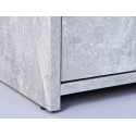 Marry 'Béton' - Meuble 3 Portes 2 Tiroirs