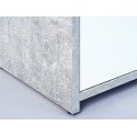 Marry 'Béton' - Meuble 5 Portes 2 Tiroirs