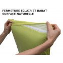 Fresh - Taie d'Oreiller 60x40cm Bleu Ciel - Imperméable et Respirante