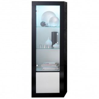 VICTORIA - Vitrine 1 Porte Gauche avec Led