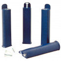 Altolattes - Pack Sommier 20 Lattes 80x190cm + Pieds bleus 