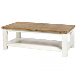 DRESDE - Table Basse Rectangulaire Acacia Massif