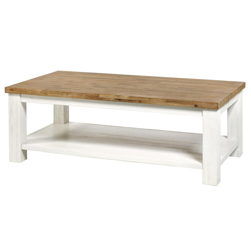 Dresde - Table Basse Rectangulaire Acacia Massif
