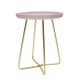 Apryl - Table d'Appoint Ronde Coloris Rose