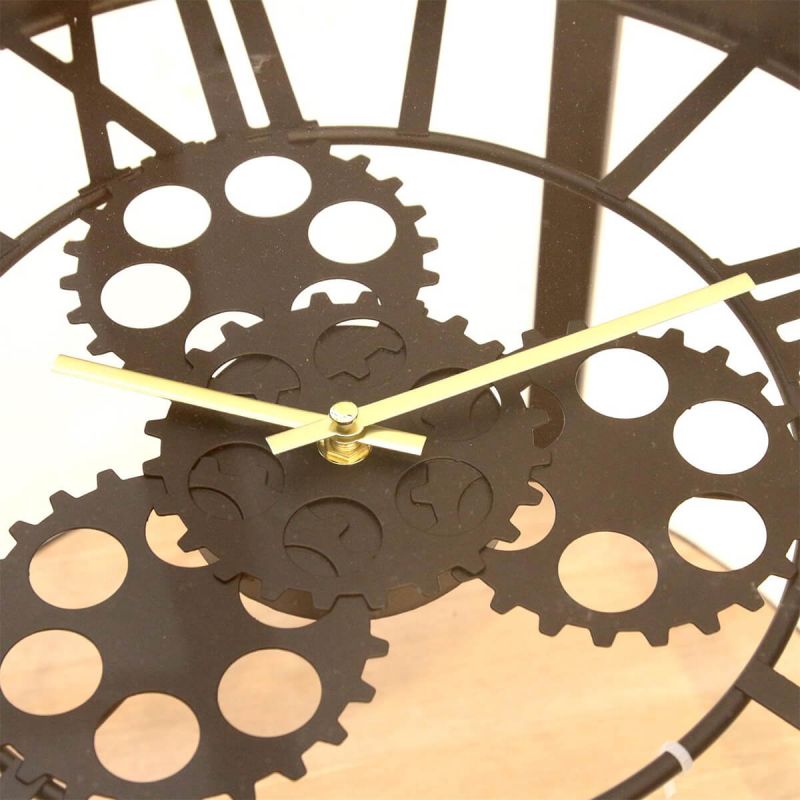 Chronos Table d'Appoint Diam. 40.5cm avec Horloge Intégrée Chronos table d'appoint diam. 40.5cm avec horloge intégrée