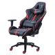 Player1 - Chaise Gaming Simili Noir et Rouge