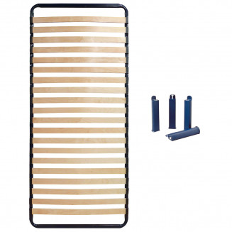 ALTOLATTES - Pack Sommier 20 Lattes 80x190cm + Pieds bleus 
