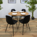 TENSO - Table Allongeable Plateau Aspect Bois