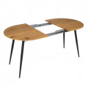 TENSO - Table Allongeable Plateau Aspect Bois