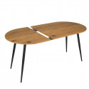 TENSO - Table Allongeable Plateau Aspect Bois