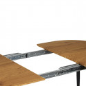 TENSO - Table Allongeable Plateau Aspect Bois