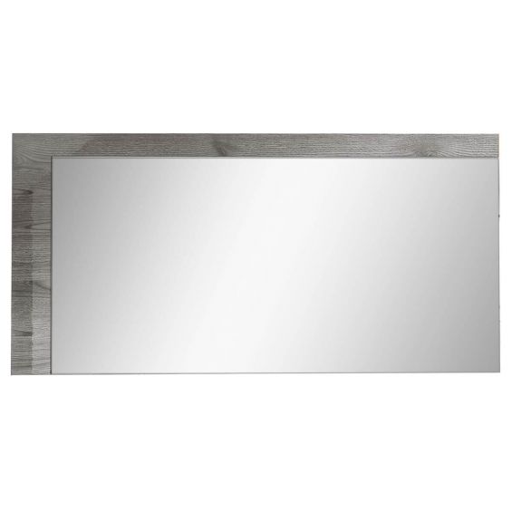 NAKTAM - Miroir Longueur 150cm Aspect Chêne Gris Laqué