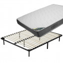 JAVA - Pack Matelas + Sommier Démontable AltoMax 160x200cm + Pieds