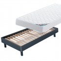 CHYPRE - Pack Matelas + NeoKit Anthracite 90x190