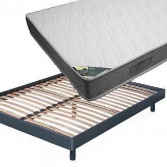 JAVA - Pack Matelas + NeoKit Gris Anthracite 140x190