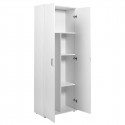 TEO - Armoire Multiusage 2 Portes Coloris Blanc